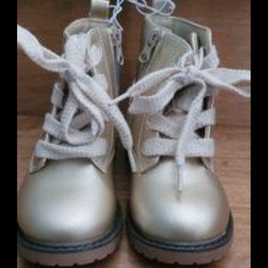 Toddler Girls Size 9 Golden Side Zip Boot NWT